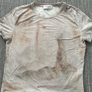 Aritzia marble cropped top, xs